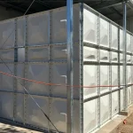 GRP panel water tank installation for potable water storage