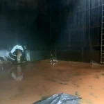 Sediment in storage tanks accumulating on internal tank surfaces