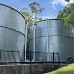 Water storage tank material response to environmental stress