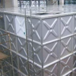 Modular stainless steel tank structure