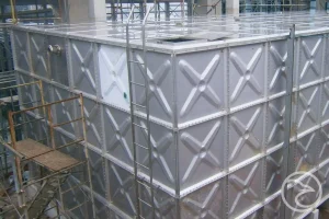 Modular stainless steel tank structure