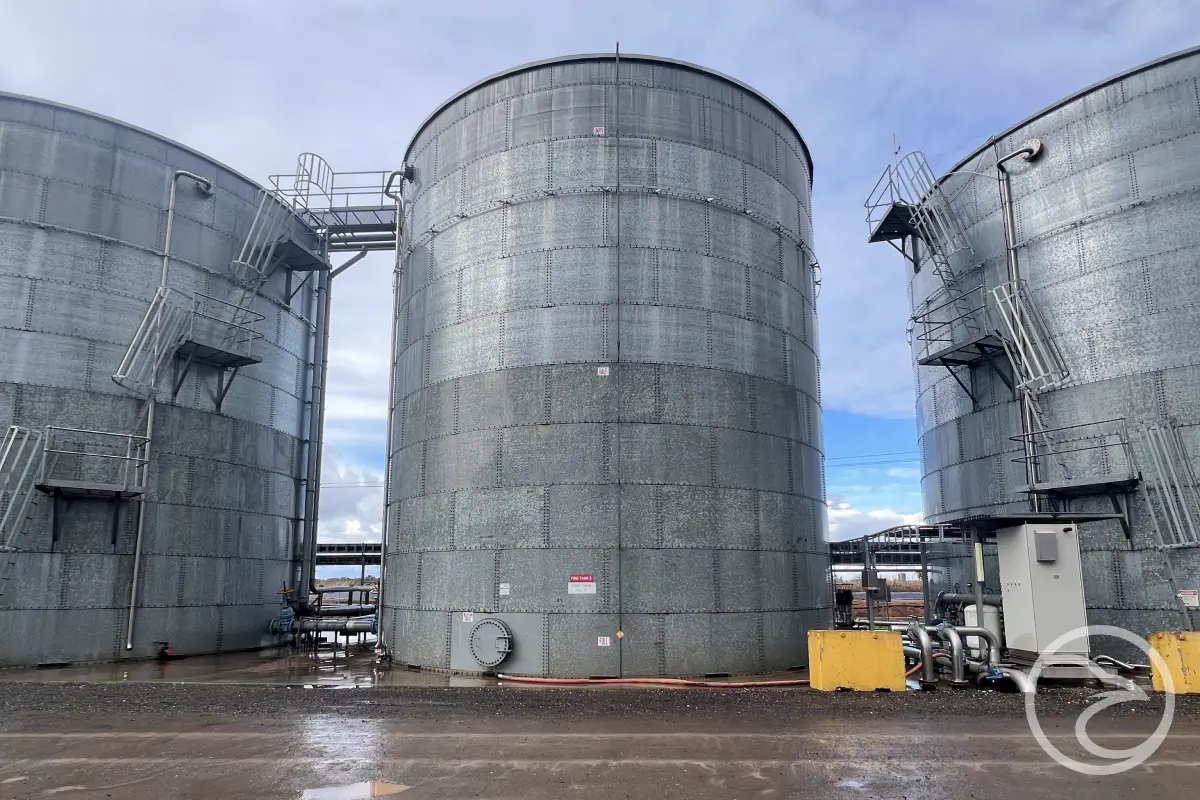 Hot dip galvanized steel showing corrosion-resistant surface